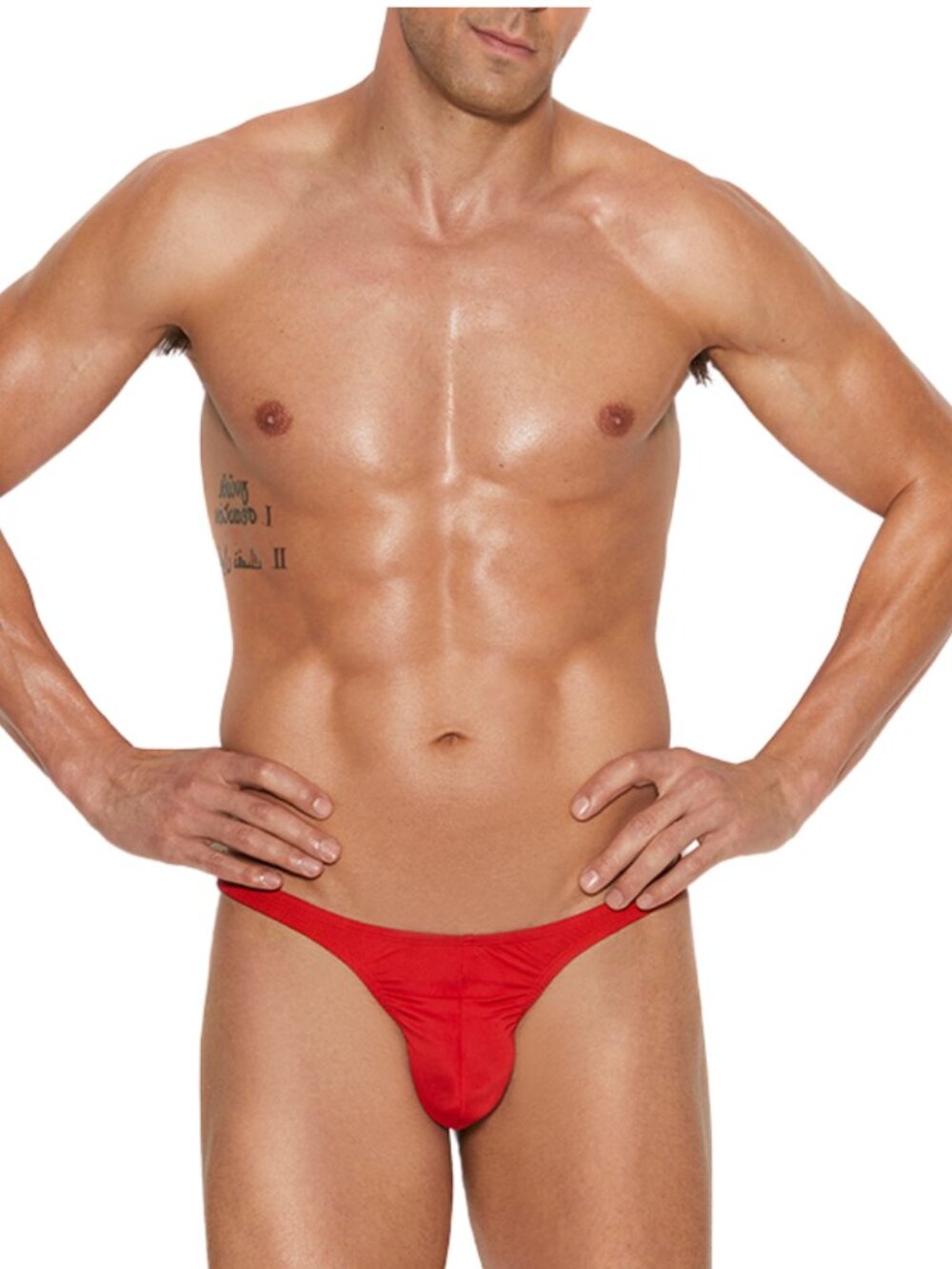 Mens Red Micro Thong